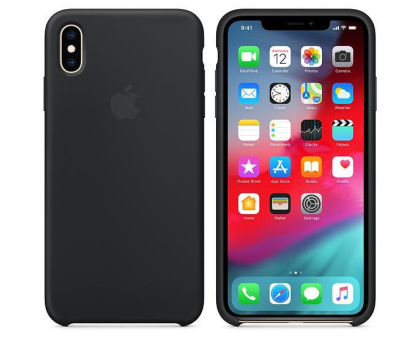 Etui do telefonów Apple iPhone XS Max Silicone Case Black